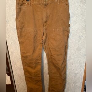 Vintage Carhartt Canvas Double Knee Pants B01 BRN Men's Size 42x29